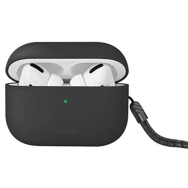 UNIQ ユニーク AirPods Pro 第2世代 シリコンケース LINO グレー UNIQ-AIRPODSPRO2-LINOGRY