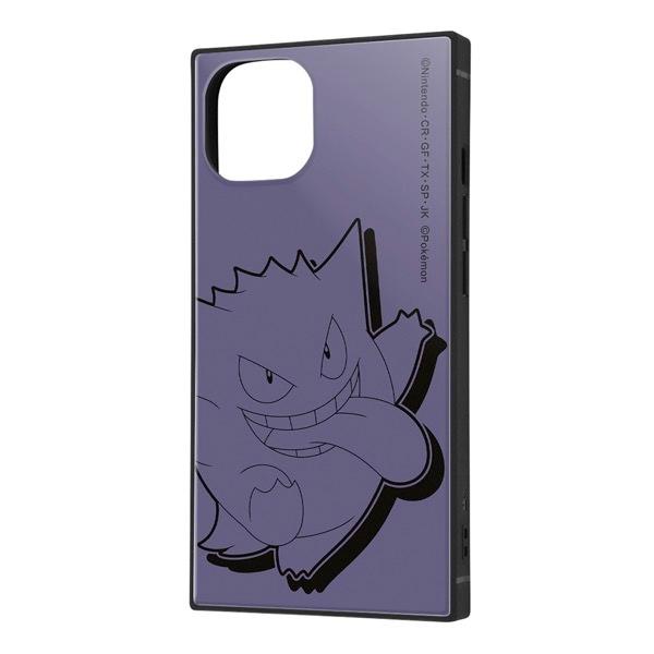 ingrem イングレム iPhone 14 / 13 ポケットモンスター 耐衝撃ハイブリッドケース KAKU ゲンガー_サトシ IQ-PP36K3TB/PK38