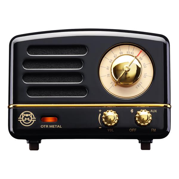 MUZEN ミューゼン OTR Metal Bluetooth 5.0 ワイヤレス FMラジオ スピーカー ミッドナイトブラック MW-2AI BK