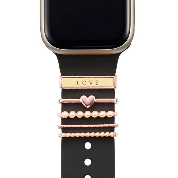 SUNCREST サンクレスト Apple Watch用 バンドチャーム ハートパール BC-CH10