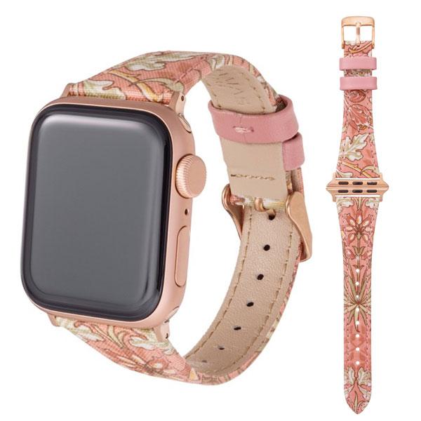 GRAMAS COLORS グラマス カラーズ Apple Watch 41 / 40 / 38mm モリスデザインウォッチバンド ヒヤシンス(ピンク) CWBWM-AW02HYP