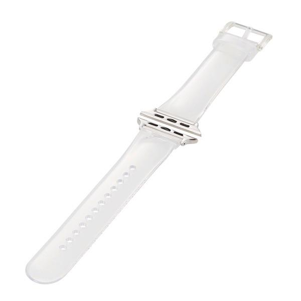 エレコム ELECOM Apple Watch 45 / 44 / 42mm バンド クリアデザイン クリア AW-45BDUCCR