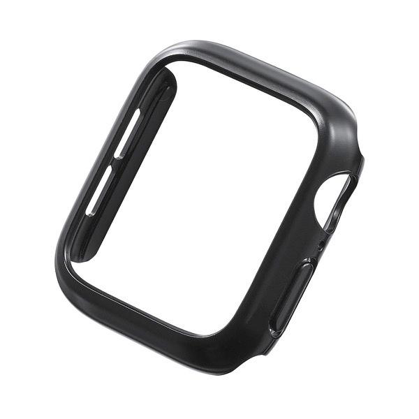 エレコム ELECOM Apple Watch 40mm SE 第2世代 / SE / 6 / 5 / 4 ハードバンパー ブラック AW-20SBPPBK