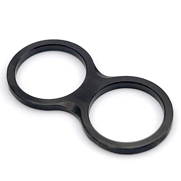 GILD design ギルドデザイン iPhone 14 / 14 Plus レンズガード オーバル ブラック GL-493