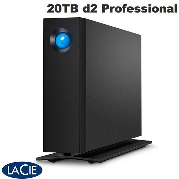 Lacie ラシー 20TB d2 Professional USB 3.1 Gen2 Type-C 対応 外付けHDD ブラック STHA20000800