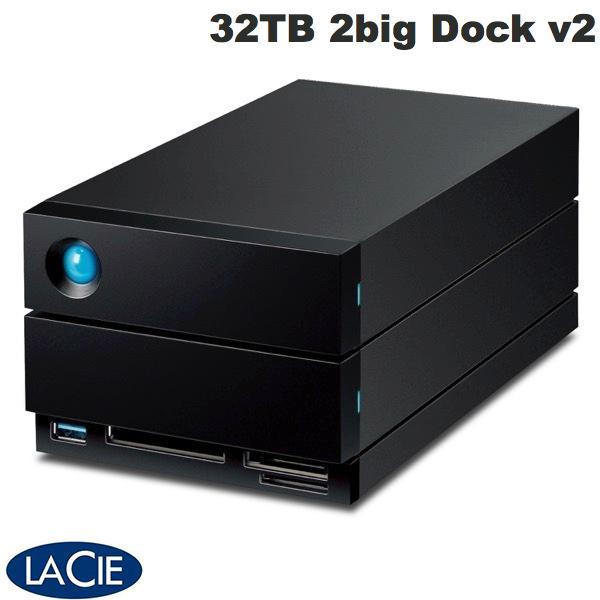 Lacie ラシー 32TB 2big Dock v2 Thunderbolt 3対応 外付けハードディスク STLG32000400