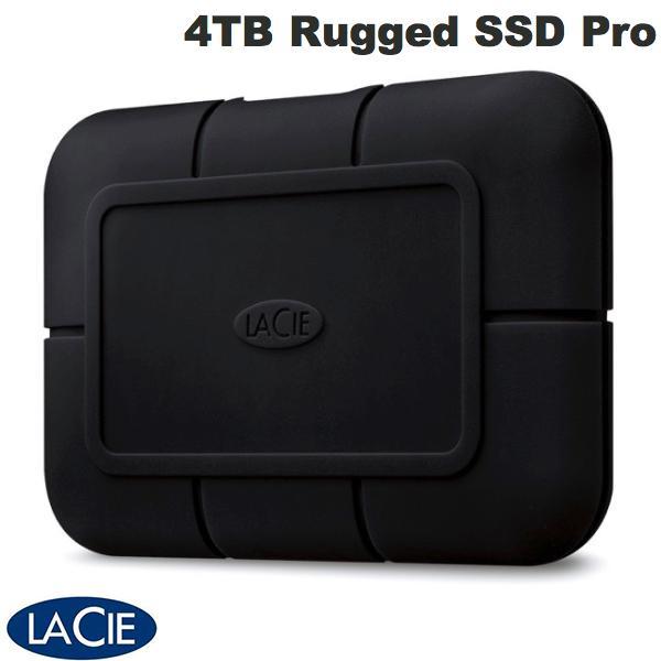 Lacie ラシー 4TB Rugged SSD Pro Thunderbolt 3 USB 3.1 (Gen 2) Type-C 対応 耐衝撃 外付けSSD (ポータブル) STHZ4000800