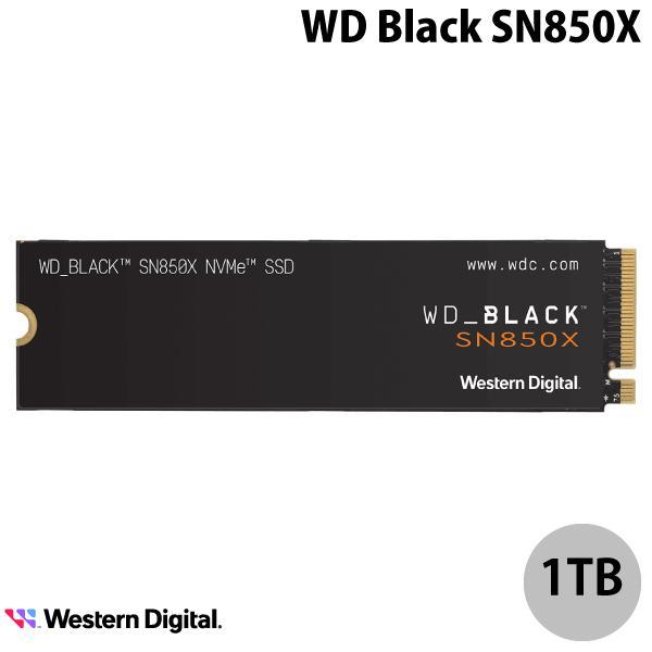 Western Digital 1TB WD Black SN850X WDS100T2X0E NVMe SSD PCIe Gen4 x4