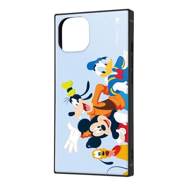 ingrem iPhone 14 / 13 ディズニーキャラクター 耐衝撃ハイブリッドケース KAKU ミッキー&フレンズ_2