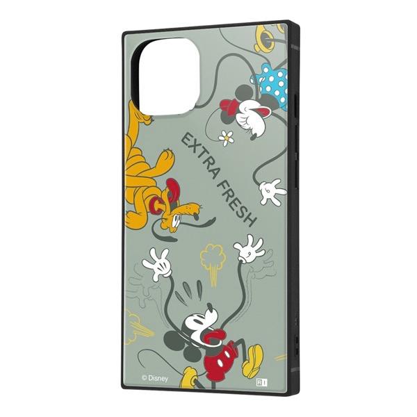 ingrem iPhone 14 / 13 ディズニーキャラクター 耐衝撃ハイブリッドケース KAKU ミッキー&フレンズ_3
