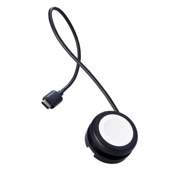 エレコム ELECOM Apple Watch 磁気充電ケーブル 高速充電巻き取りタイプ USB Type-C 0.23m ブラック MPA-AWMCQBK