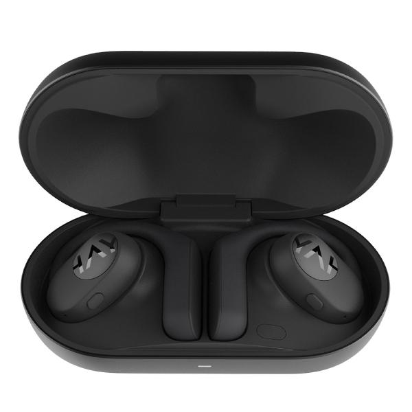 HAYLOU ハイロー Purfree Buds OW01 Bluetooth 5.2 完全ワイヤレス オープンイヤーイヤホン IP55 防塵防水 ブラック HL-OW01BK