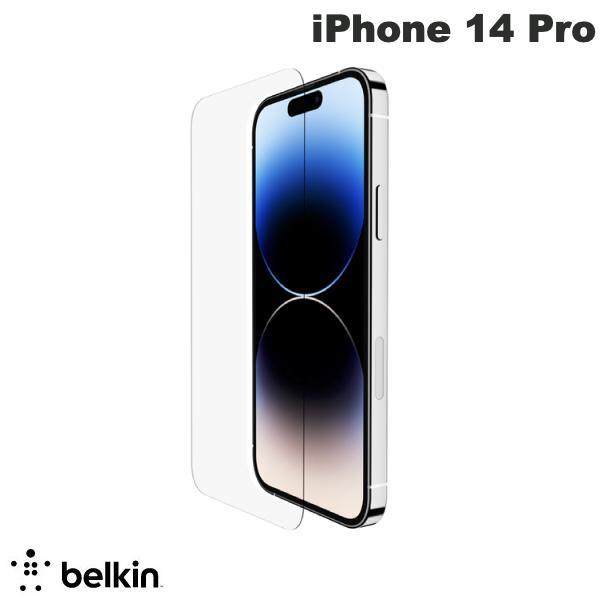 BELKIN ベルキン iPhone 14 Pro SCREENFORCE  UltraGlass抗菌画面保護フィルム 0.29mm OVA103zz
