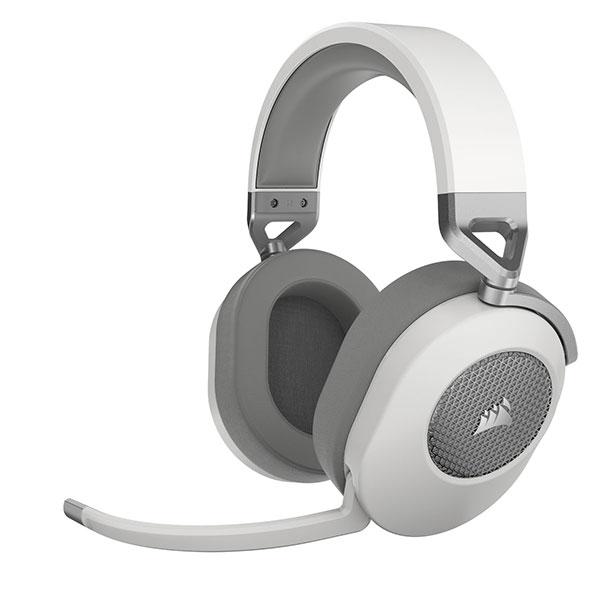 Corsair HS65 Wireless Bluetooth 5.2 / 2.4GHz ワイヤレスゲーミングヘッドセット Sonarworks SoundID対応 White