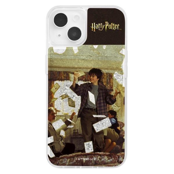 ingrem イングレム iPhone 14 / 13 ハリー・ポッター ラメ グリッターケース ハリー・ポッター_手紙 IJ-WP36LG1S/HP27