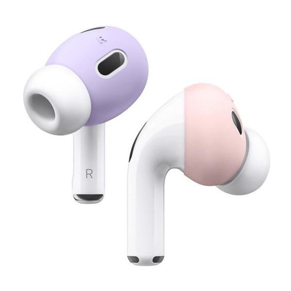 elago エラゴ AirPods Pro 第2世代 EAR TIPS COVER Pink/Lavendar EL_A2PCSSCET_PL