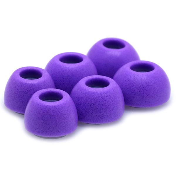 ADV. Eartune Fidelity UF-A AirPods Pro Eartune 高密度メモリーフォームイヤーチップ 3ペア S / M / L パープル