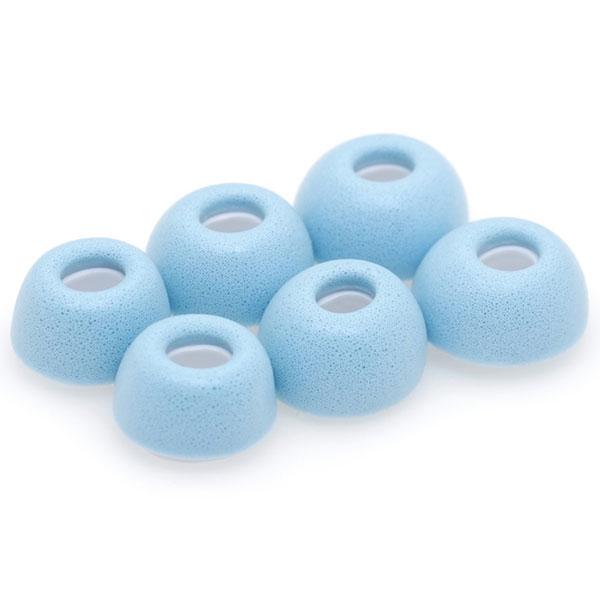 ADV. Eartune Fidelity UF-A AirPods Pro Eartune 高密度メモリーフォームイヤーチップ 3ペア S / M / L パステルブルー