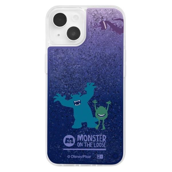 ingrem イングレム iPhone 14 / 13 ディズニー・ピクサーキャラクター ラメ グリッターケース モンスターズ・インク_モンスターズ
