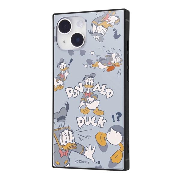 ingrem iPhone 14 / 13 ディズニーキャラクター 耐衝撃ハイブリッドケース KAKU いろんなドナルド