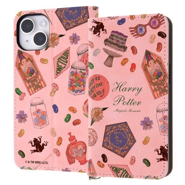ingrem iPhone 14 / 13 ハリー・ポッター 耐衝撃 手帳型レザーケース Raffine ハニーデュークス_3