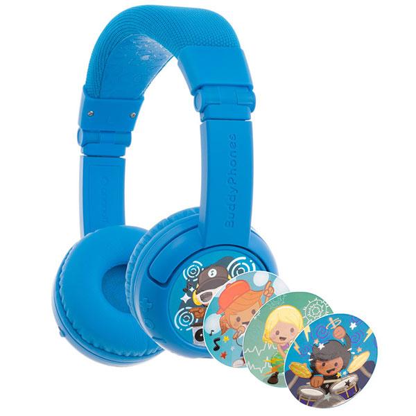 onanoff オナノフ BuddyPhones Play+ Bluetooth V5.0 ワイヤレス / 有線 クールブルー BT-BP-PLAYP-BLUE