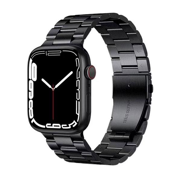 truffol トラッフル Apple Watch 49 / 45 / 44 / 42mm クラシックバンド オイスター ブラック TFOY4249BK