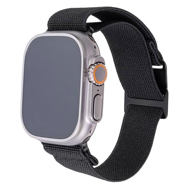 GRAMAS COLORS Apple Watch 49 / 45 / 44 / 42mm MARINE NATIONALE STRAP ULTRA エラスティックループ Black