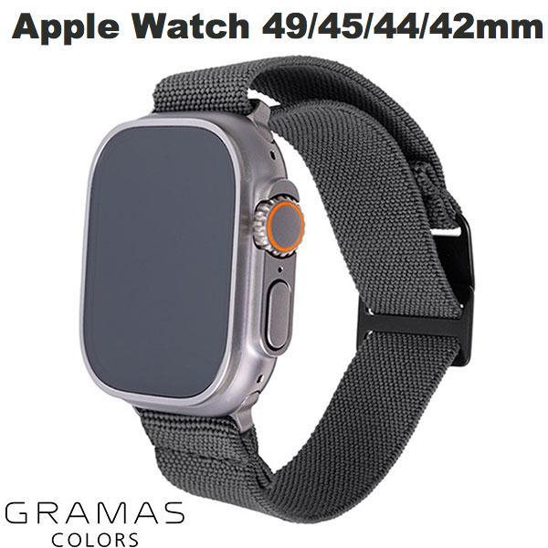 GRAMAS COLORS Apple Watch 49 / 45 / 44 / 42mm B& x MARINE NATIONALE STRAP ULTRA エラスティックループ Polar Night