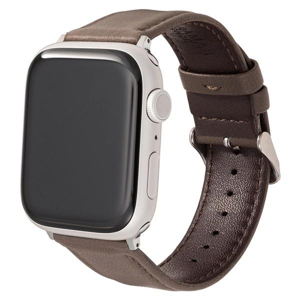 GRAMAS COLORS Apple Watch 49 / 45 / 44 / 42mm Lumiere スコッチガードレザーバンド トープ