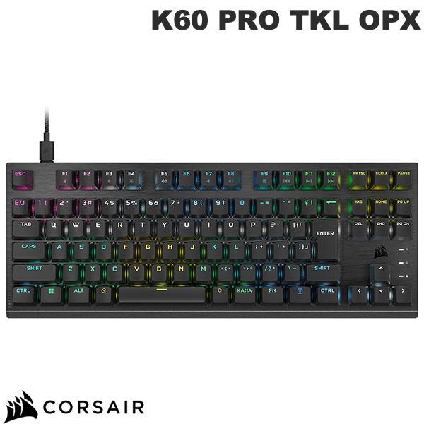 Corsair K60 PRO TKL OPX 日本語配列 CH-911D01A-JP1 有線 カナ無し  OPXスイッチ 光学メカニカルゲーミングキーボード ブラック