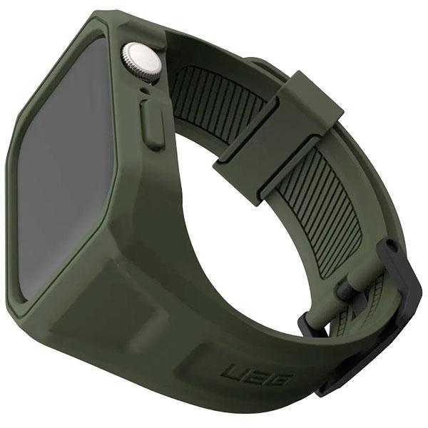 UAG ユーエージー Apple Watch 45mm Series 8 / 7 SCOUT+ ケース+バンド オリーブ UAG-AW45SPLS-OL