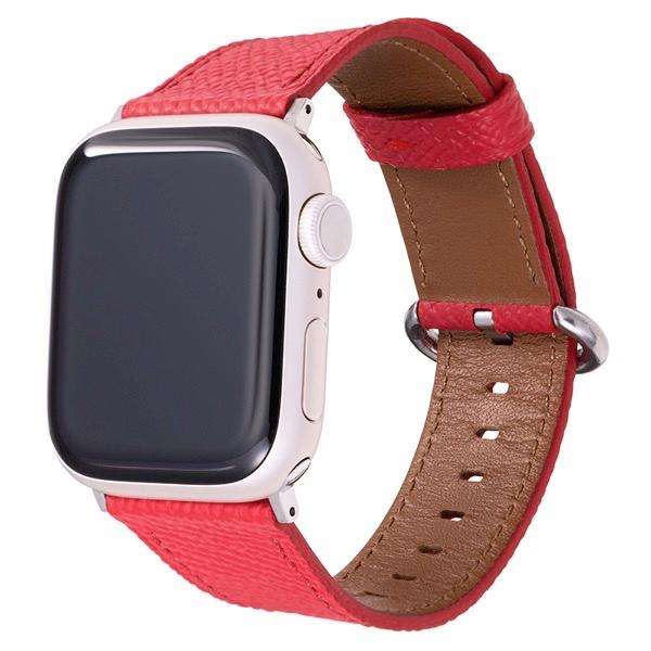 GRAMAS COLORS Apple Watch 41 / 40 / 38mm Mijas 本革 クロスグレインレザーバンド カーマイン