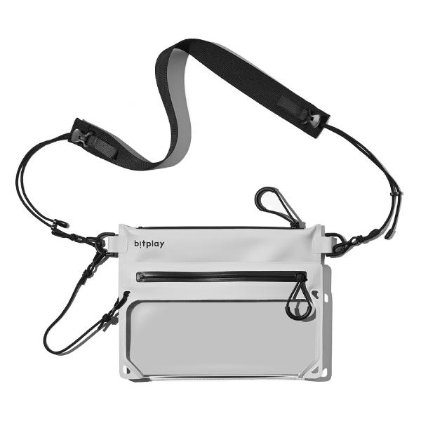 bitplay ビットプレイ AquaSeal IPX7 防水 サコッシュバッグ + スマートフォンバッグ グレー ASL-GY-PK-02