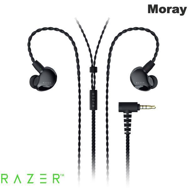 他サイト： Razer Moray 有線 ハイブリッドデュアルドライバー ストリーミング/ゲーミングイヤホン MMCXケーブル ブラックの商品画像
