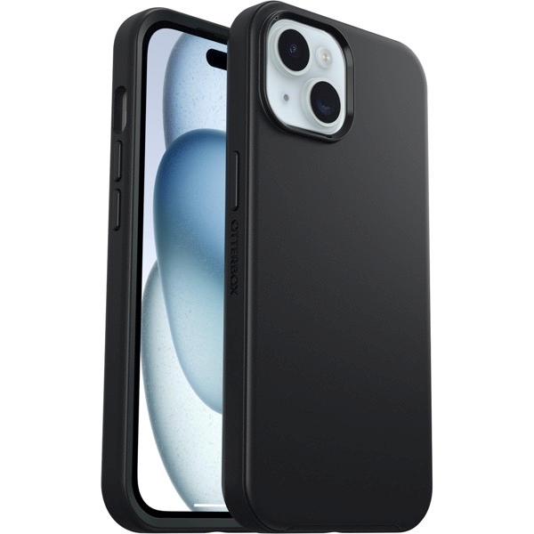 OtterBox オッターボックス iPhone 15 SYMMETRY (シンメトリー) 耐衝撃 抗菌 MagSafe対応 Black 77-92928