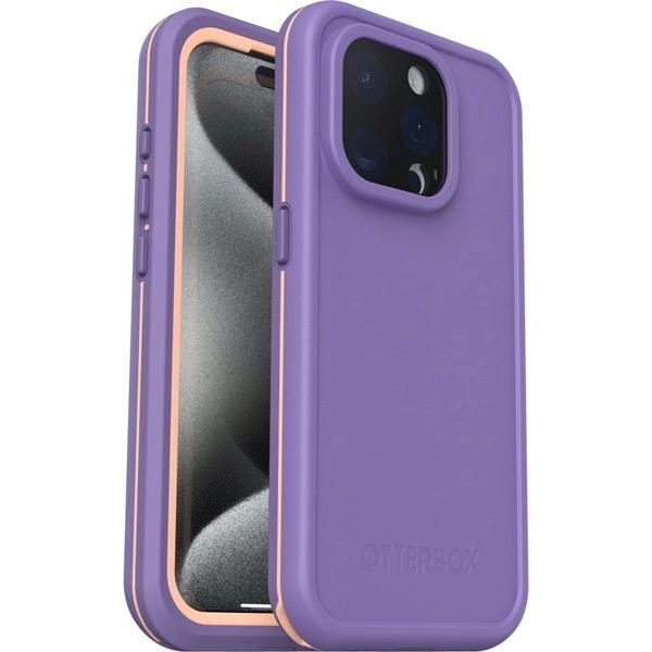 OtterBox オッターボックス iPhone 15 Pro LifeProof FRE 防水 防塵 防雪 耐衝撃 ケース MagSafe対応 Plum 77-93407