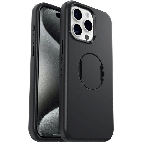 OtterBox オッターボックス iPhone 15 Pro Max OTTER GRIP SYMMETRY (シンメトリー) 耐衝撃 Black 77-93170