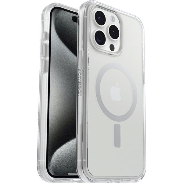 OtterBox オッターボックス iPhone 15 Pro Max SYMMETRY (シンメトリー) 耐衝撃 抗菌 MagSafe対応 Clear 77-93081