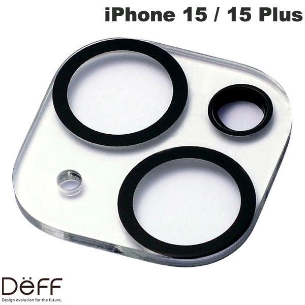 Deff ディーフ iPhone 15 / 15 Plus CLEAR CAMERA LENS COVER クリア DG-IP23GAC3CR