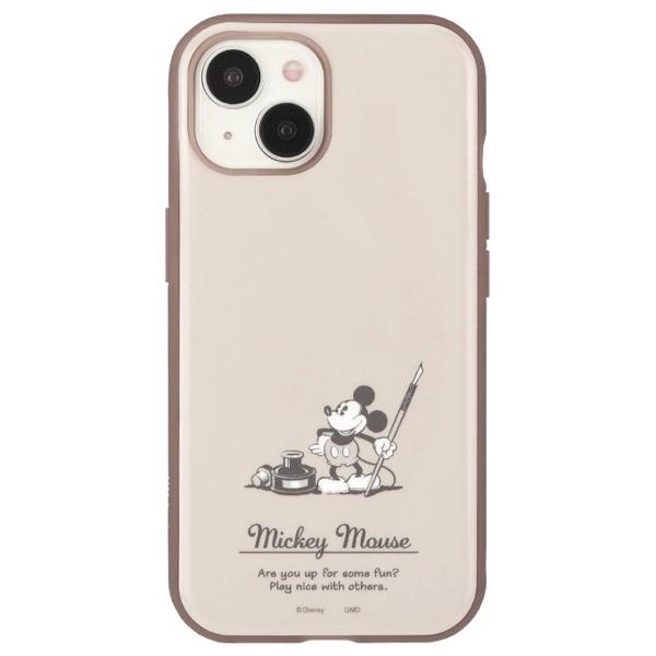 gourmandise グルマンディーズ iPhone 15 耐衝撃ケース IIIIfi+ イーフィット ケース ディズニー・ピクサーキャラクター ミッキーマウス