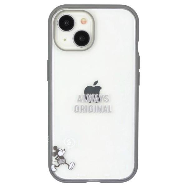 gourmandise グルマンディーズ iPhone 15 耐衝撃ケース IIIIfi+ イーフィット Clear ディズニー・ピクサーキャラクター ミッキーマウス