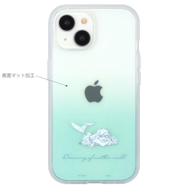 gourmandise グルマンディーズ iPhone 15 耐衝撃ケース IIIIfi+ (イーフィット) Clear ディズニー・ピクサーキャラクター アリエル DNG-154AR