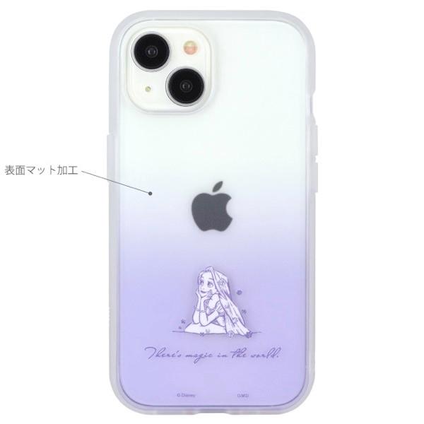 gourmandise グルマンディーズ iPhone 15 耐衝撃ケース IIIIfi+ イーフィット Clear ディズニー・ピクサーキャラクター ラプンツェル