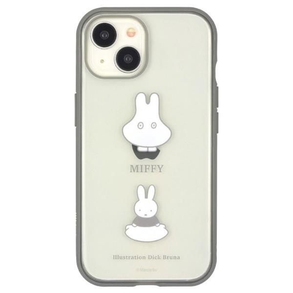 gourmandise グルマンディーズ iPhone 15 耐衝撃ケース IIIIfi+ (イーフィット) Clear ミッフィー おばけごっこ MF-441C