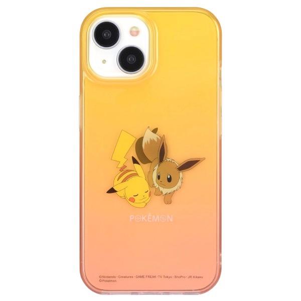 gourmandise グルマンディーズ iPhone 15 ソフトケース ポケットモンスター ピカチュウ&イーブイ POKE-864A