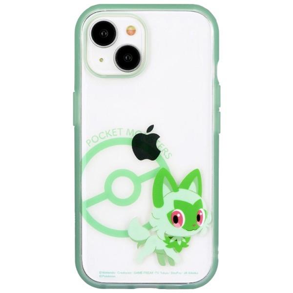 gourmandise グルマンディーズ iPhone 15 耐衝撃ケース IIIIfi+ (イーフィット) Clear ポケットモンスター ニャオハ POKE-870E
