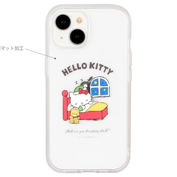 gourmandise グルマンディーズ iPhone 15 耐衝撃ケース IIIIfi+ (イーフィット) Clear サンリオキャラクターズ ハローキティ SANG-355KT