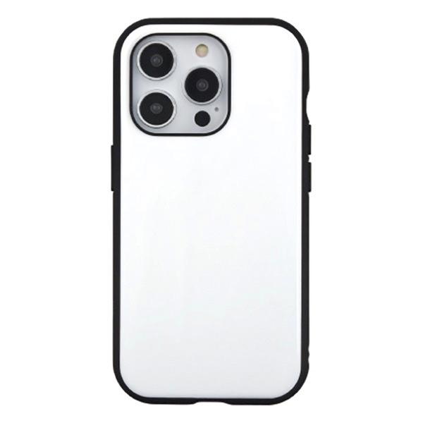 gourmandise グルマンディーズ iPhone 15 Pro 耐衝撃ケース IIIIfi+ (イーフィット) ホワイト IFT-156WH