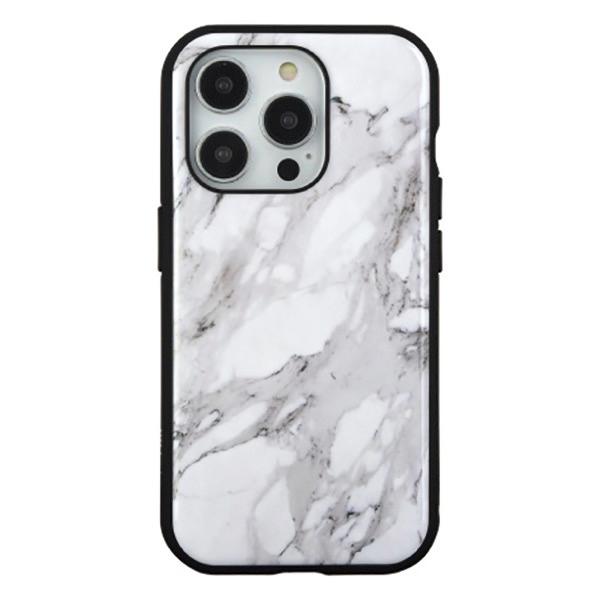 gourmandise グルマンディーズ iPhone 15 Pro 耐衝撃ケース IIIIfi+ (イーフィット) マーブル IFT-157MBL
